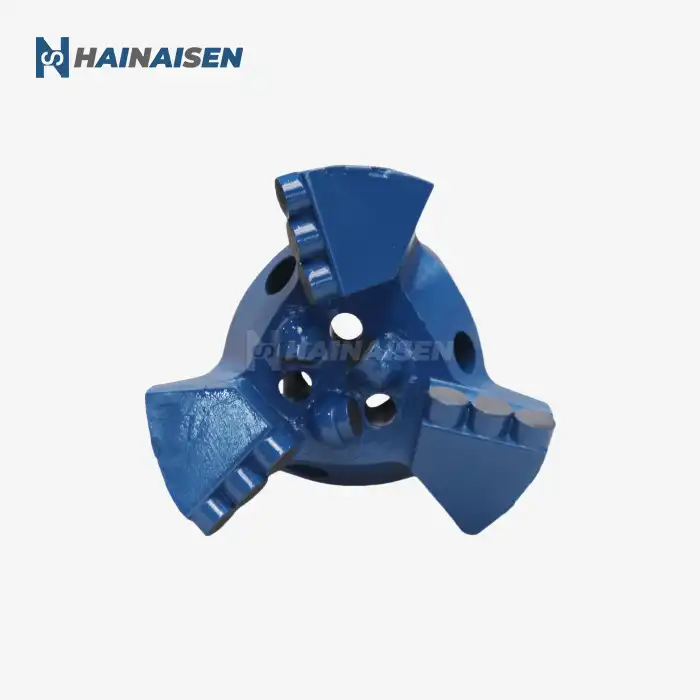 Three Blade Concave Drill Bit Api For Manganese Coal Mines